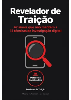 Capa — Guia Revelador de Traição